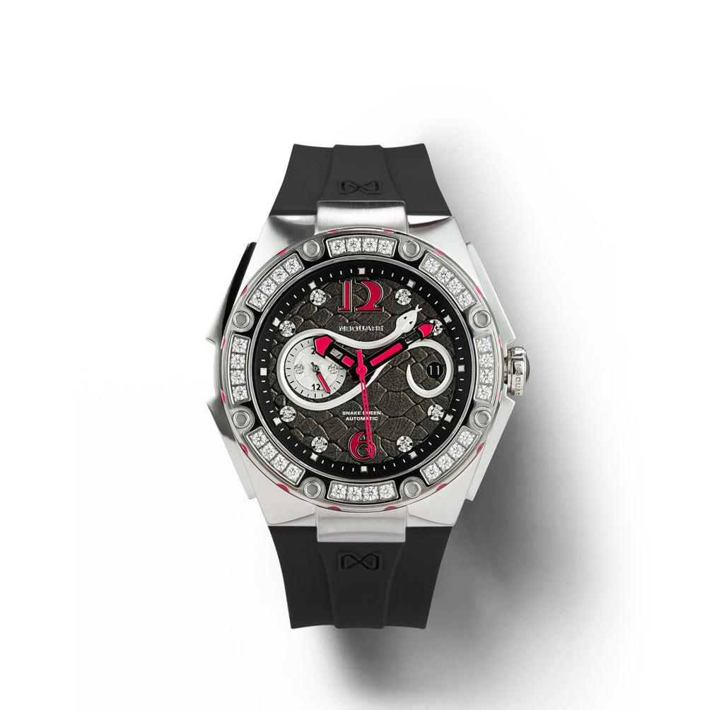 NSQUARE SnakeQueen39mm Automatic Watch- N48.5 Cherry Red