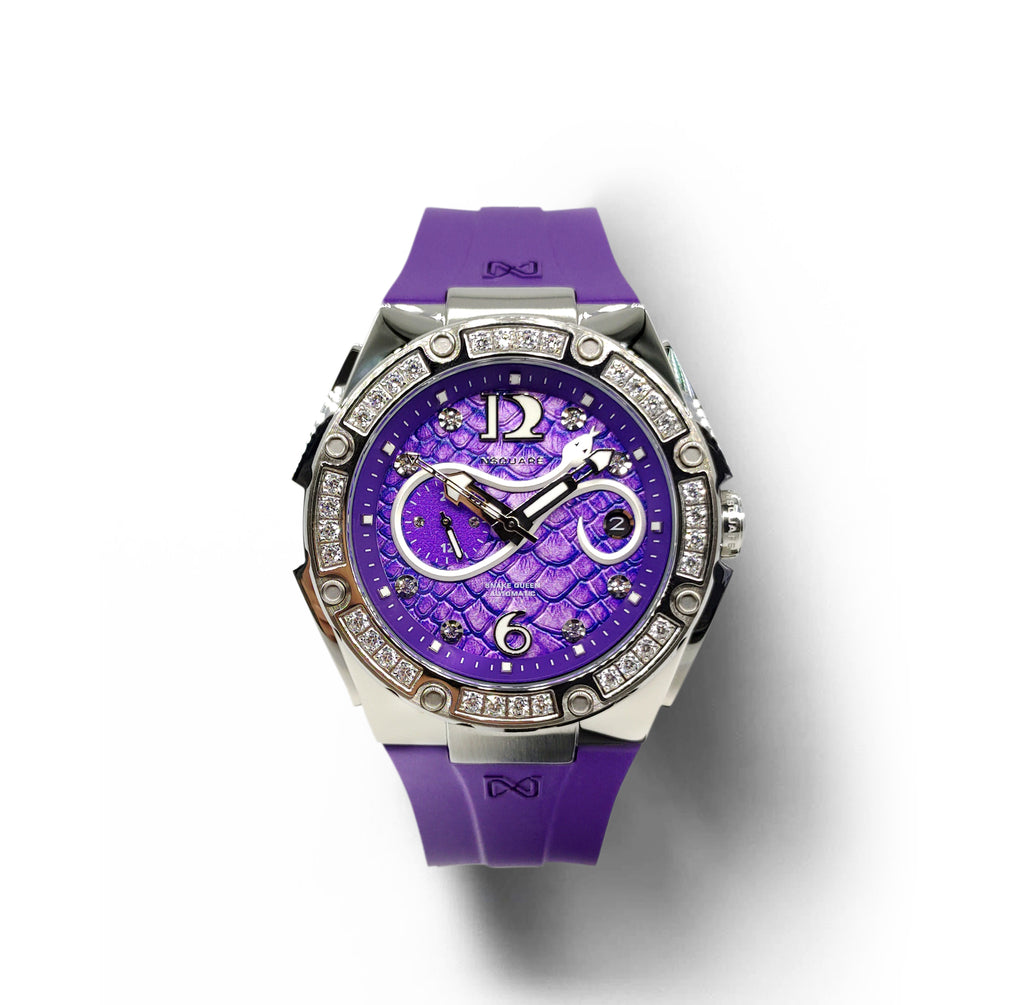 NSQUARE SnakeQueen39mm Automatic Watch- N48.7 Purple|NSQUARE 蛇后39毫米系列 自動錶-46. N48.7紫色