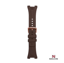 將圖片載入圖庫檢視器 N48.8巧克力色橡膠錶帶|N48.8巧克力彩色橡膠錶帶