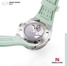 將圖片載入圖庫檢視器 NSquare SnakeQueen39mm Automatic Watch - N48.1 Turquoise|NSquare蛇後39毫米系列 自動表 N48.1 綠色松色