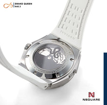 Load image into Gallery viewer, NSquare SnakeQueen39mm Automatic Watch - N48.3 RG/White|NSquare蛇后39毫米系列 自動錶. N48.3玫瑰金色/白色