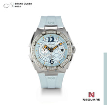 Load image into Gallery viewer, NSQUARE SnakeQueen39mm Automatic Watch- N48.4 Light Blue|NSQUARE 蛇后39毫米系列 自動錶. N48.4淡藍色