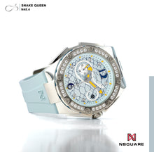 將圖片載入圖庫檢視器 NSQUARE SnakeQueen39mm Automatic Watch- N48.4 Light Blue|NSQUARE蛇後39毫米系列自動表。 N48.4淡藍色