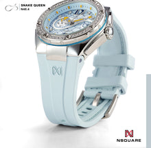 Load image into Gallery viewer, NSQUARE SnakeQueen39mm Automatic Watch- N48.4 Light Blue|NSQUARE 蛇后39毫米系列 自動錶. N48.4淡藍色