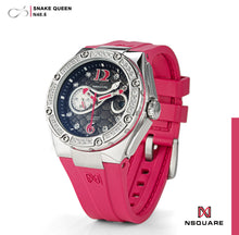 Load image into Gallery viewer, NSQUARE SnakeQueen39mm Automatic Watch- N48.5 Cherry Red