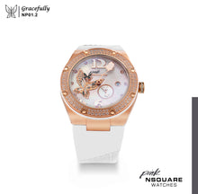 Load image into Gallery viewer, NSQUARE PINK Gracefully Automatic Watch-40mm  NP01.2|NSQUARE PINK 蝴蝶系列 自動錶-40毫米  NP01.2