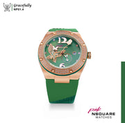 NSQUARE PINK Gracefully Automatic Watch-40mm  NP01.4|NSQUARE PINK 蝴蝶系列 自動錶-40毫米  NP01.4
