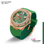 NSQUARE PINK Gracefully Automatic Watch-40mm  NP01.4|NSQUARE PINK 蝴蝶系列 自動錶-40毫米  NP01.4