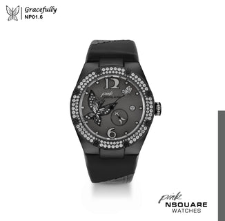 NSQUARE PINK Gracefully Automatic Watch-40mm  NP01.6|NSQUARE PINK 蝴蝶系列 自動錶-40毫米  NP01.6