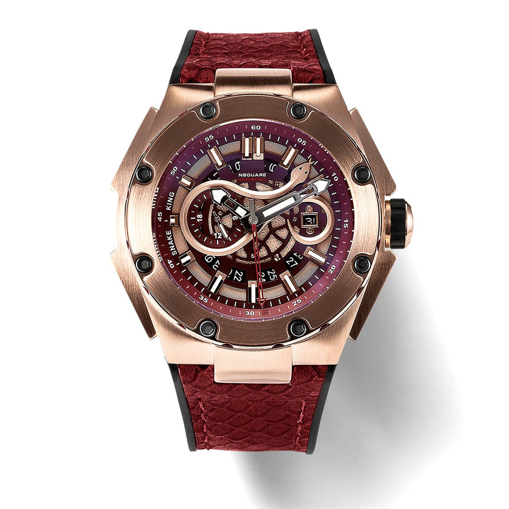 SnakeKing Automatic N10.1 RG/Night Maroon|蛇皇系列N10.1玫瑰金/夜栗紅