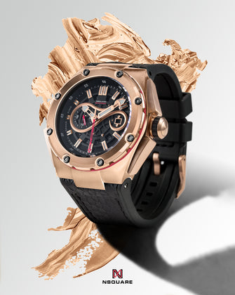 NSquare SnakeKing Automatic Watch - 46mm N10.20 Magic Gold|NSquare蛇皇系列 自動錶 - 46毫米 N10.20 魔幻金