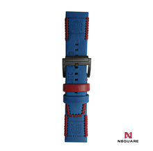 Load image into Gallery viewer, N15.3 Pirate Blue/Red Leather Strap|N15.3 海盜藍/紅色真皮帶