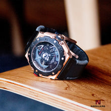 Load image into Gallery viewer, NSQUARE PirateStorm Automatic Watch - 48mm N15.4 BLACK/RG|海盜風暴 自動錶 - 48mm N15.4 黑色/玫瑰金色
