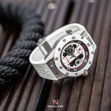 將圖片載入圖庫檢視器 NSQUARE DYNAMIC RACE AUTOMATIC WATCH 46MM N31.3 SS/CERAMIC WHITE/WHITE|NSQUARE DYNAMIC RACE自動表 46毫米 N31.3鋼/白色陶瓷/白色