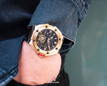 Load image into Gallery viewer, NSQUARE NM01-TOURBILLON Watch - 46mm  N35.4Rose Gold/Black|NM01-陀飛輪 46毫米  N35.4 玫瑰金/黑