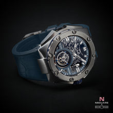 將圖片載入圖庫檢視器 NSQUARE NM01-TOURBILLON Watch - 46mm N35.5 Blue|NM01-陀飛輪 46毫米 N35.5藍色