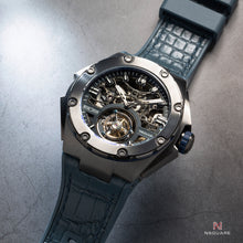 將圖片載入圖庫檢視器 NSQUARE NM01-TOURBILLON Watch - 46mm N35.5 Blue|NM01-陀飛輪 46毫米 N35.5藍色