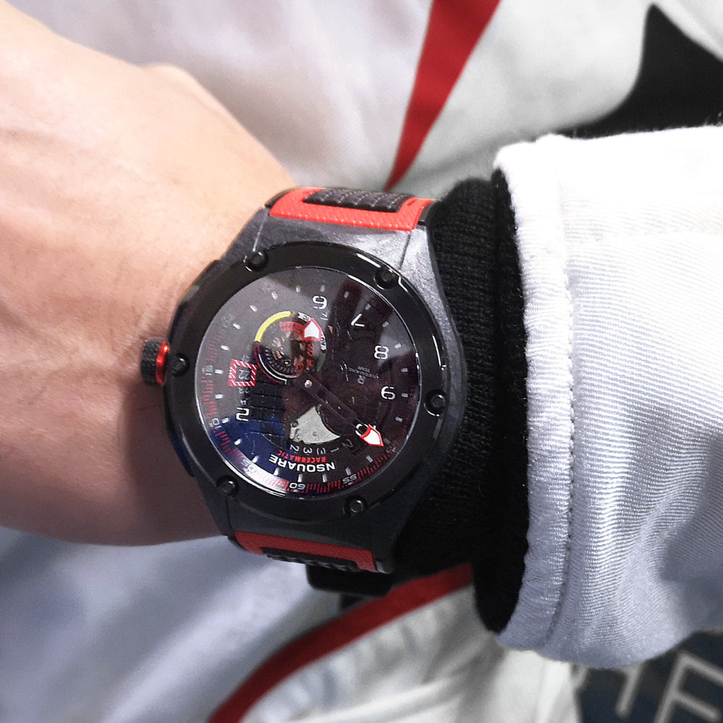 NSquare Racermatic Automatic N38.1 RED/BLACK|NSquare競賽者系列 自動錶N38.1 紅色/黑色