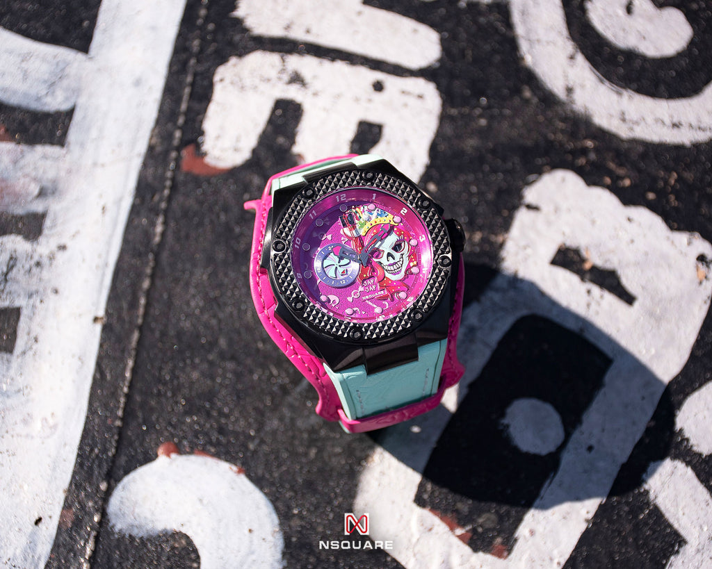 NSQUARE JAPJAP AUTOMATIC WATCH - 46MM N42.4 Super Violet purple|NSQUARE JAPJAP系列 自動表-46毫米 N42.4 超豔紫色 限量版