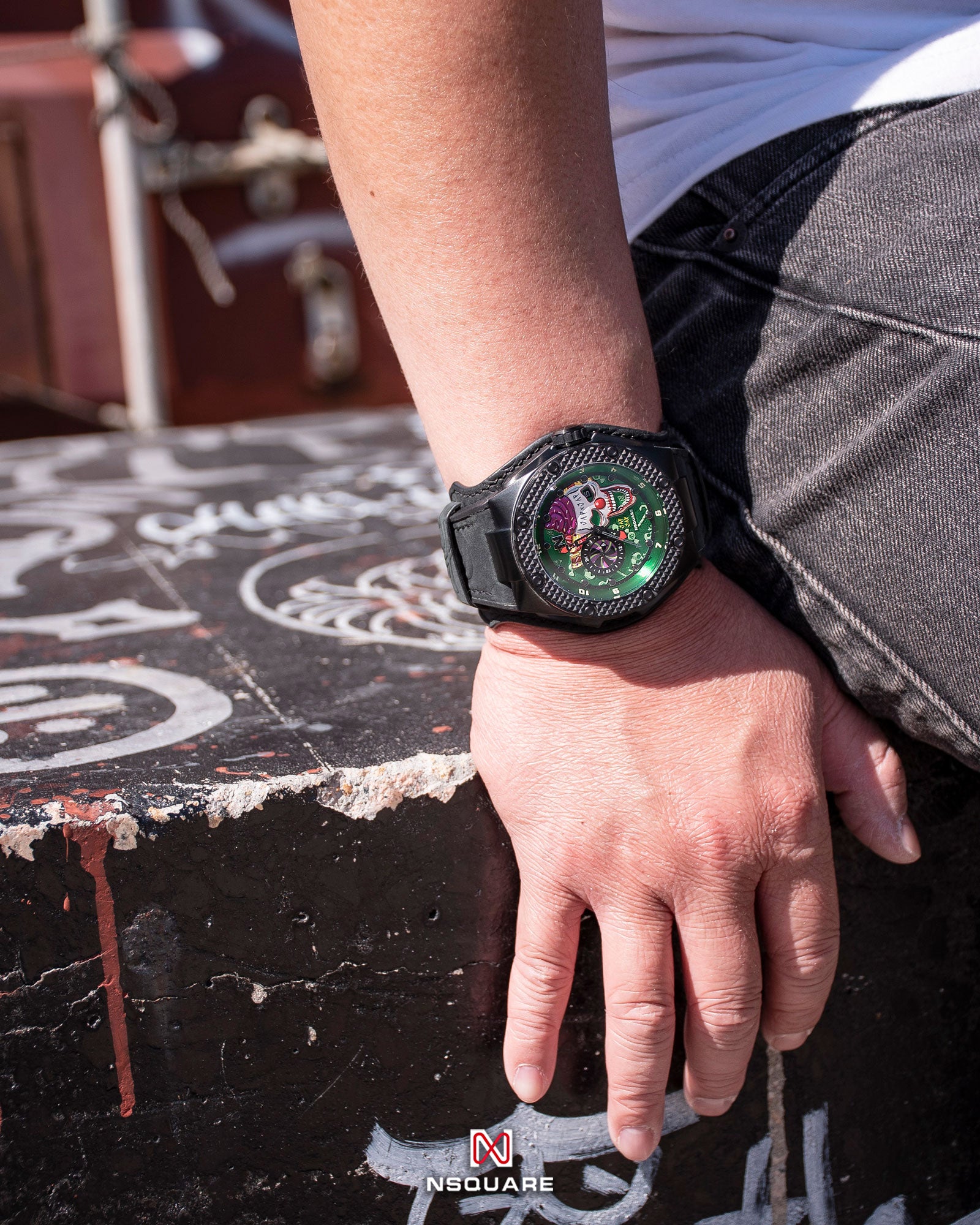 NSQUARE JAPJAP AUTOMATIC WATCH - 46MM N42.2 Violent green
