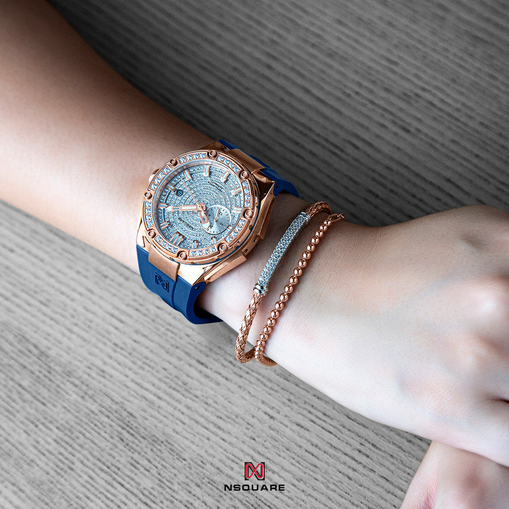 NSquare Jewellet Series Bangle 18cm NB4.2-RG Rose Gold|NSquare Jewellet系列 手鐲 18厘米 NB4.2-RG 玫瑰金色