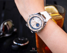 Load image into Gallery viewer, NSquare SnakeQueen39mm Automatic Watch - N48.3 RG/White|NSquare蛇后39毫米系列 自動錶. N48.3玫瑰金色/白色