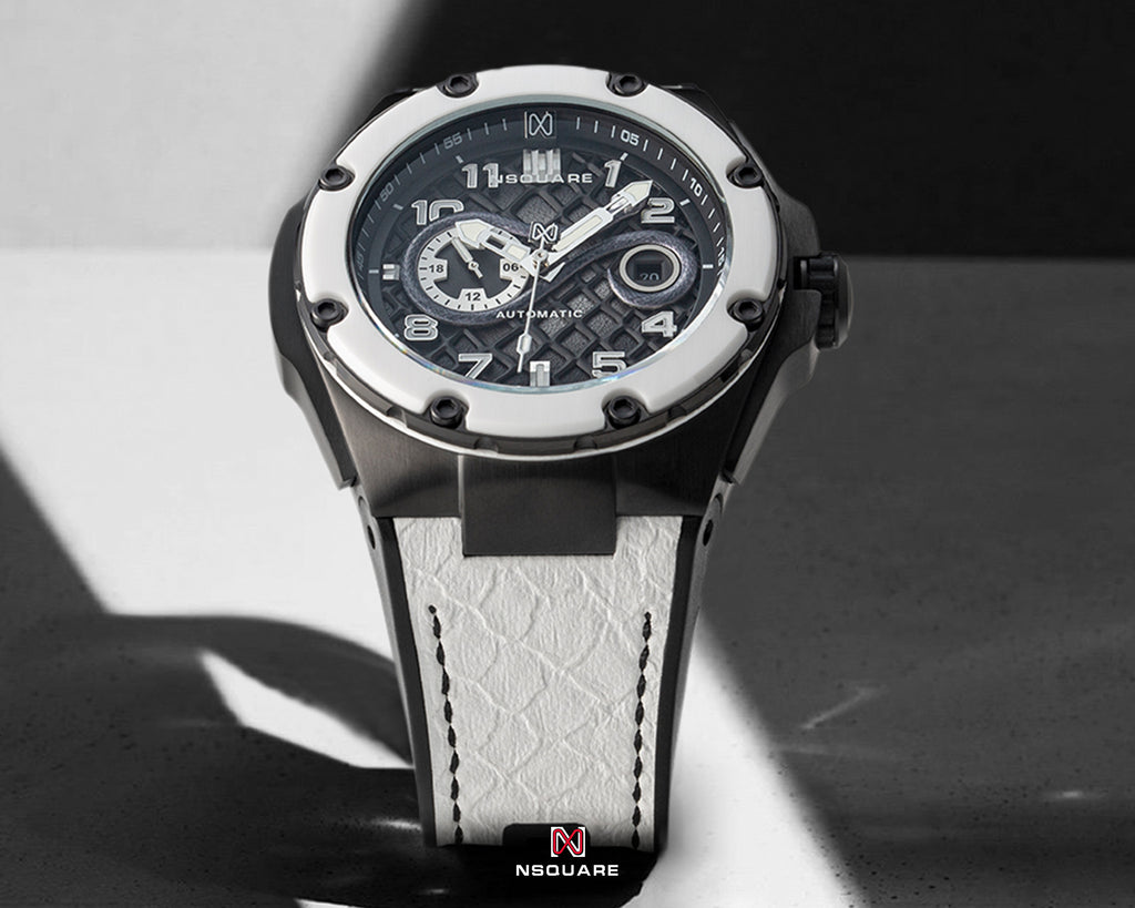 NSquare Snake Special Edition Automatic Watch - 46mm N51.1 White Ceramic|NSquare 蛇系列 特別版本 自動錶 - 46毫米腕錶 N51.1 白色陶瓷