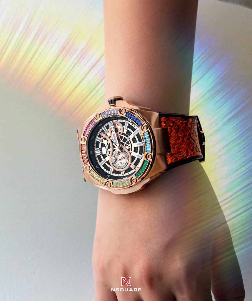 Snake Special Edition N51.9 Rainbow Rose Gold