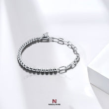 Load image into Gallery viewer, NSquare Jewellet Series Bracelet 17cm NB1.1-S Silver|NSquare Jewellet系列 手鐲 17厘米 NB1.1-S 銀色