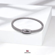 Load image into Gallery viewer, NSquare Jewellet Series Bangle 18cm NB2.1-S Silver|NSquare Jewellet系列 手鐲 18厘米 NB2.1-S 銀色