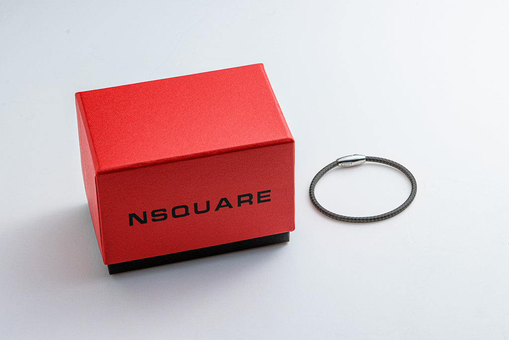 NSquare Jewellet Series Bangle 18cm NB2.2-B Gun Grey|NSquare Jewellet系列 手鐲 18厘米 NB2.2-B 槍灰色