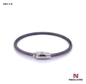 NSquare Jewellet Series Bangle 18cm NB2.2-B Gun Gray|NSquare Jewellet系列 手鐲 18厘米 NB2.2-B 槍灰色