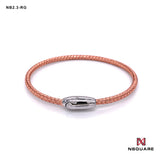 NSquare Jewellet系列手鐲18cm NB2.3-RG 玫瑰金|NSquare Jewellet系列 手鐲 18厘米 NB2.3-RG 玫瑰金色