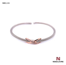 Load image into Gallery viewer, NSquare Jewellet Series Bangle 18.5cm NB3.2-S Silver|NSquare Jewellet系列 手鐲 18.5厘米 NB3.2-S 銀色