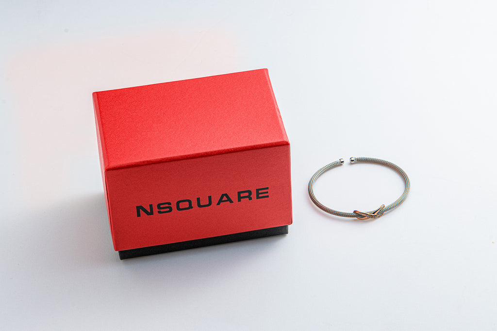 NSquare Jewellet系列手鐲18.5cm NB3.2-S 銀色|NSquare Jewellet系列 手鐲 18.5厘米 NB3.2-S 銀色