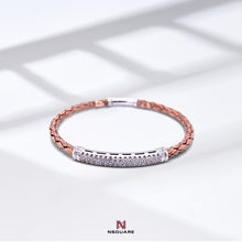 Load image into Gallery viewer, NSquare Jewellet Series Bangle 18cm NB4.2-RG Rose Gold|NSquare Jewellet系列 手鐲 18厘米 NB4.2-RG 玫瑰金色