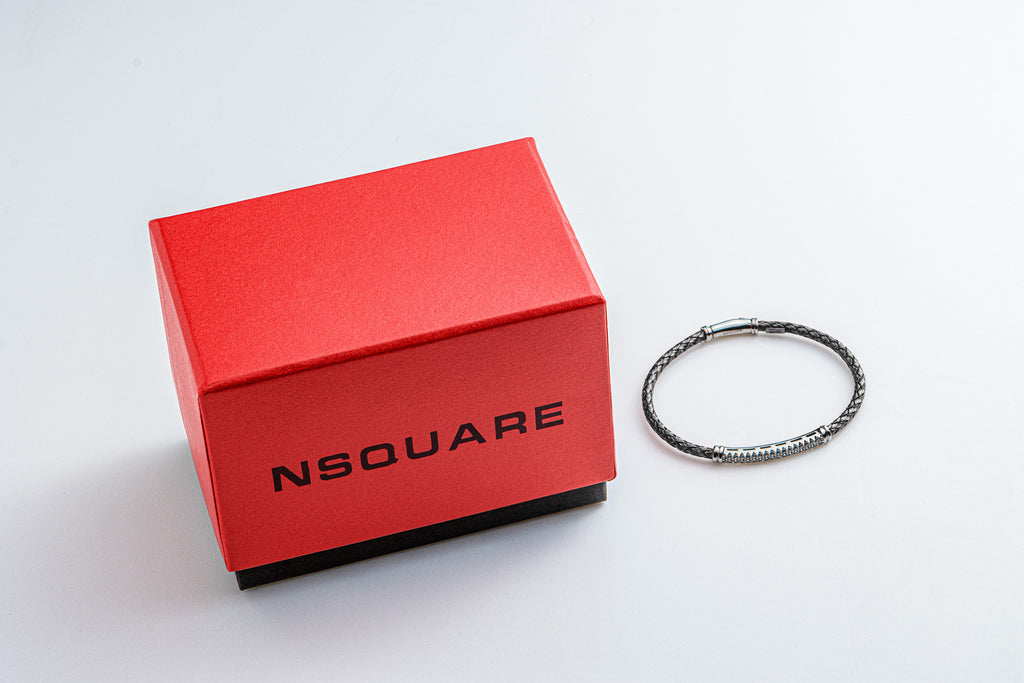 NSquare Jewellet系列手鐲18cm NB4.3-B槍灰色|NSquare Jewellet系列手鐲18厘米NB4.3-B槍灰色