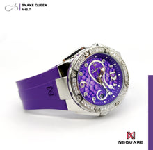 Load image into Gallery viewer, NSQUARE SnakeQueen39mm Automatic Watch- N48.7 Purple|NSQUARE 蛇后39毫米系列 自動錶-46. N48.7紫色